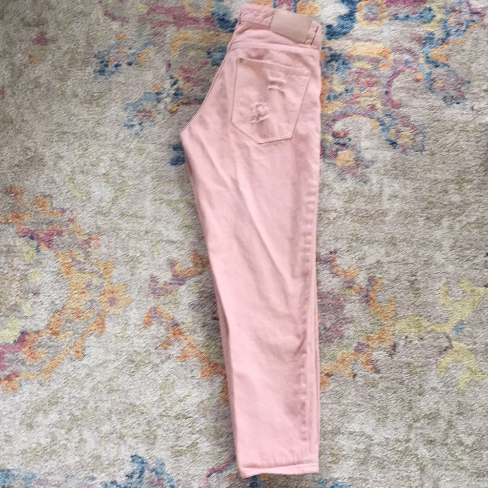 H&M blush boyfriend jeans *size 27*